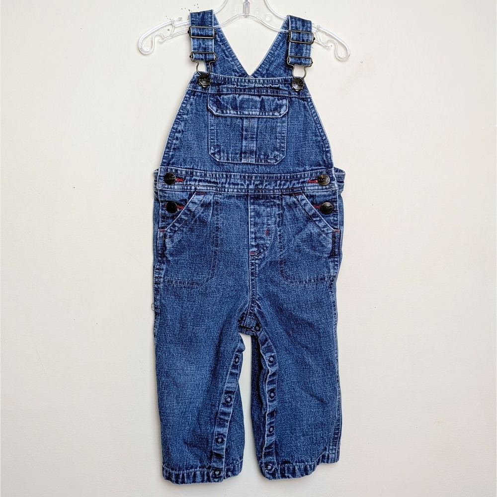 Vintage LL Bean Denim Bib Overalls Y2K Infant Size 12-18 Months‎